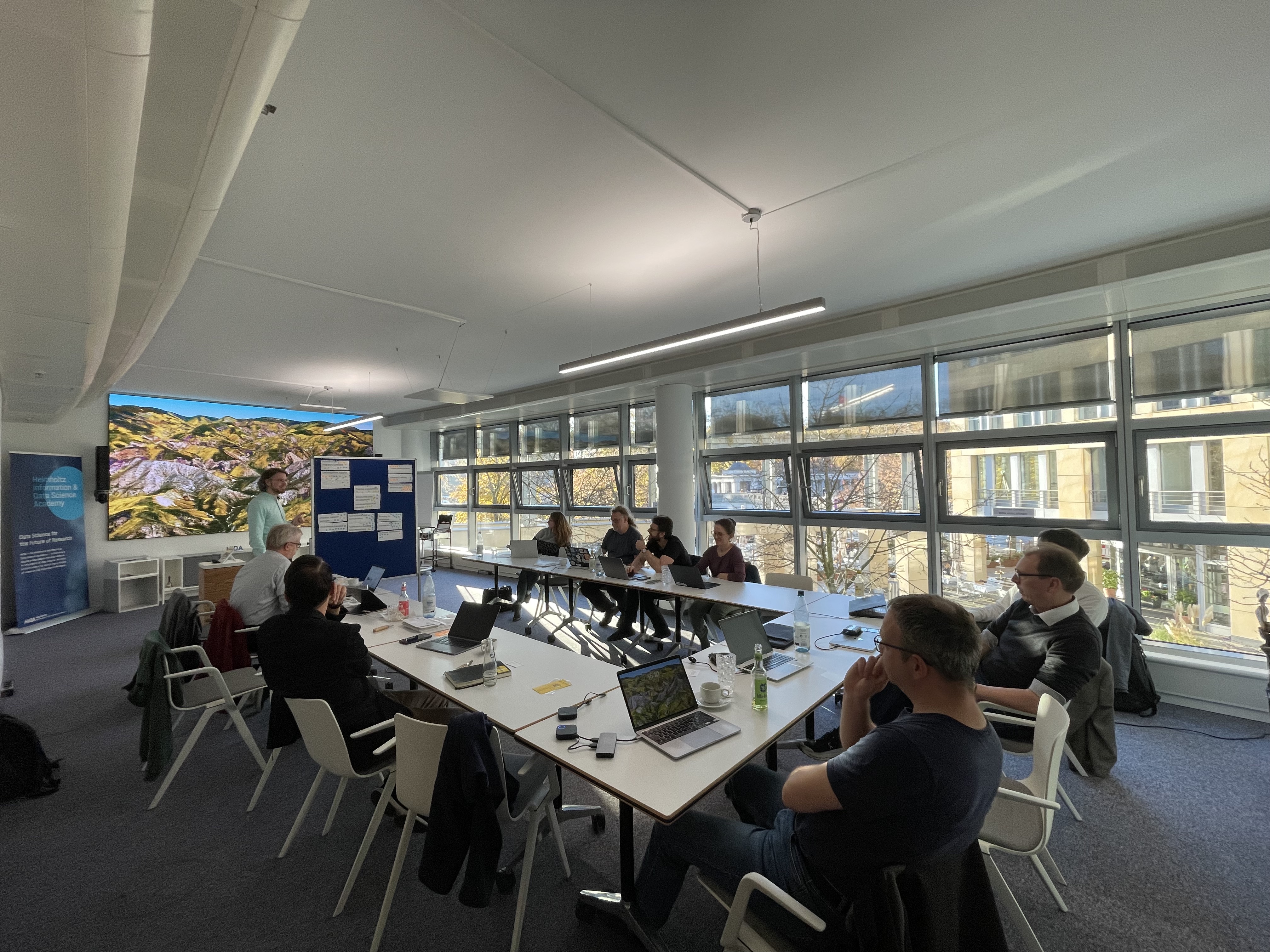 Gruppenfoto beim Kickoff