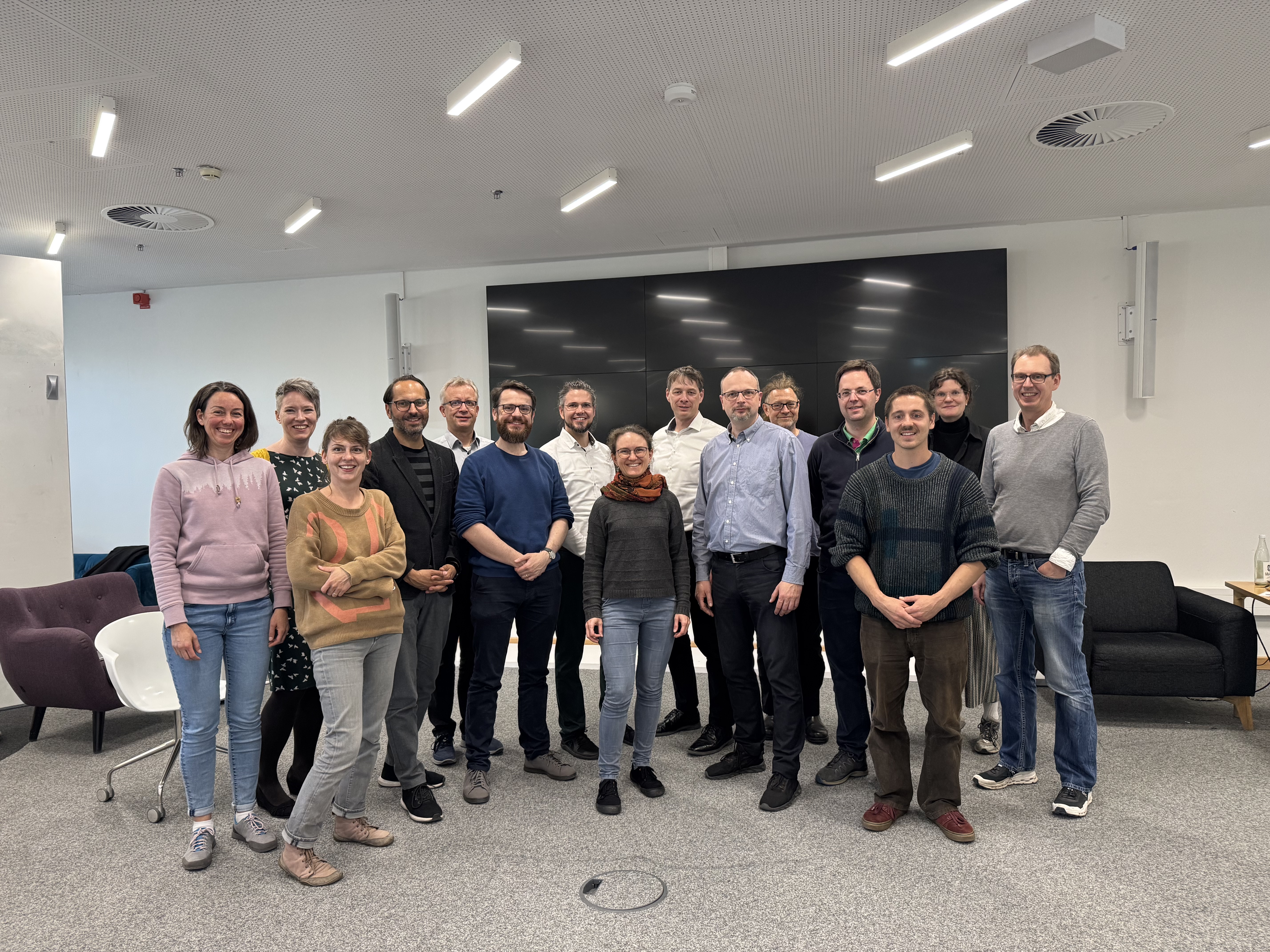 Gruppenfoto beim Kickoff